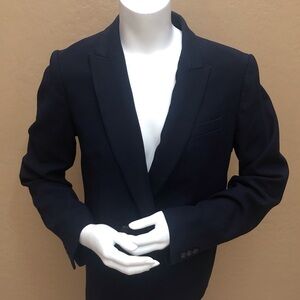 J CREW women’s Black Dover Blazer Size 10 Used (J7761)